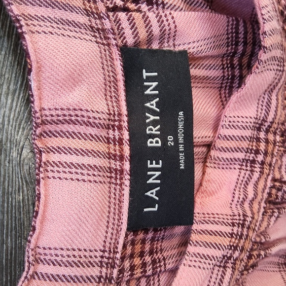 Lane Bryant pink long sleeved blouse size 20 - Picture 2 of 9